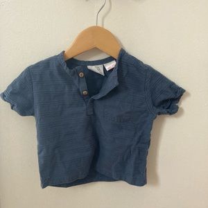 Zara navy blue tee